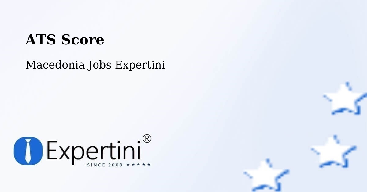 Resume ATS Score & Job Description Match Tool – Morani - Macedonia Jobs Expertini