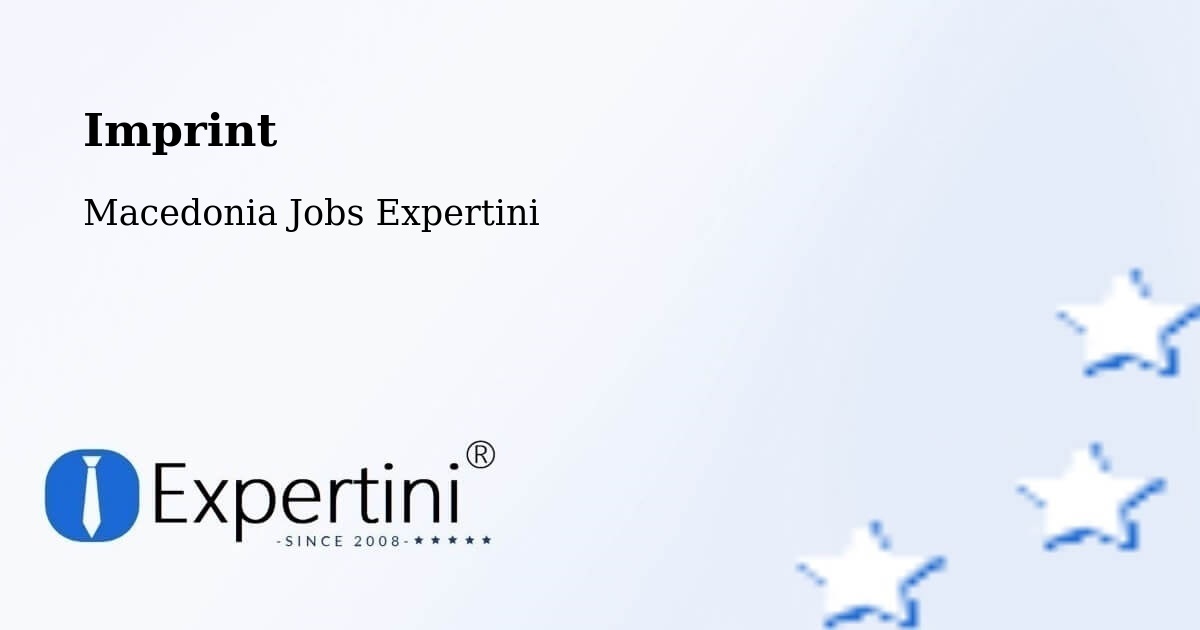 Imprint – Morani - Macedonia Jobs Expertini
